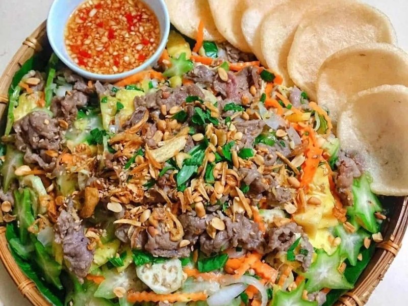 Gỏi bò bóp thấu