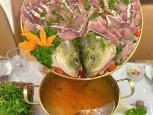 Lẩu cá lăng măng chua